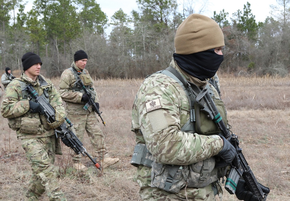 Special Forces Students Train In Small Unit Tactics