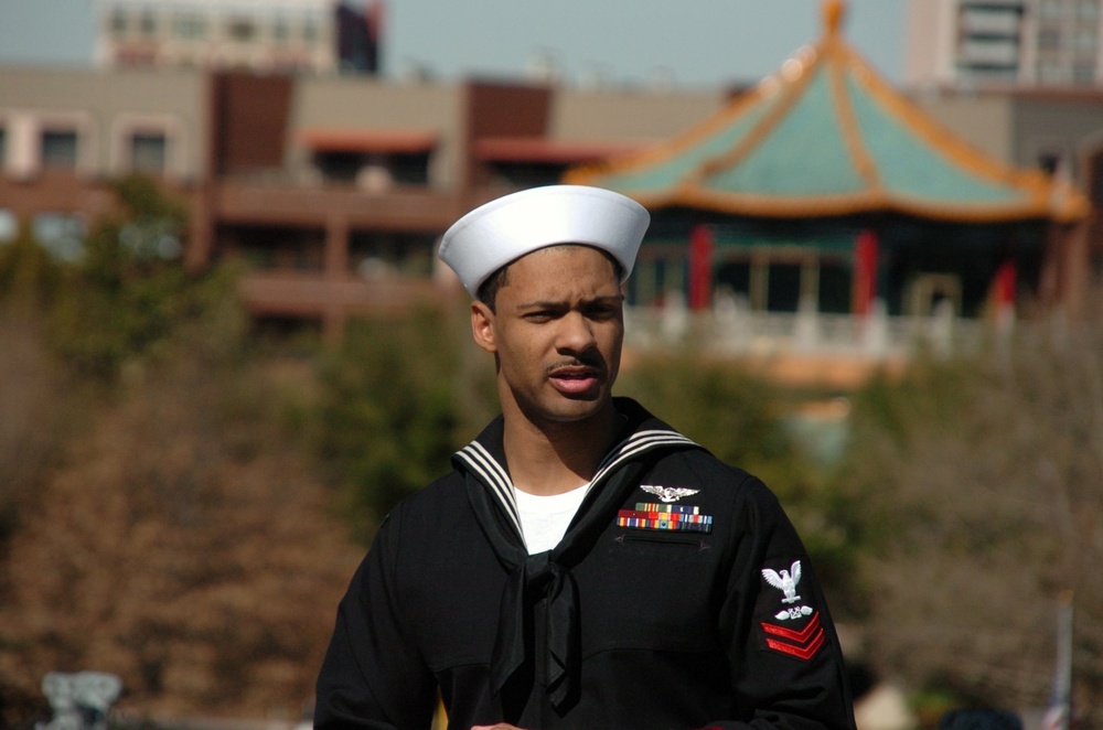 Re-enlistment ceremony