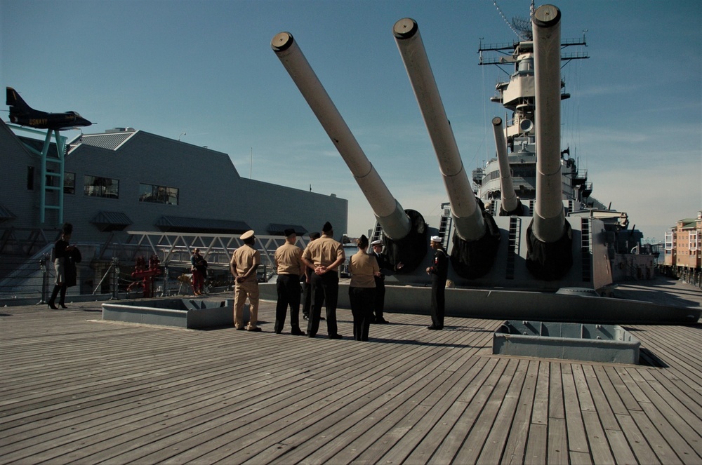 Re-enlistment ceremony