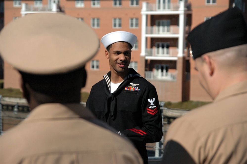 Re-enlistment ceremony