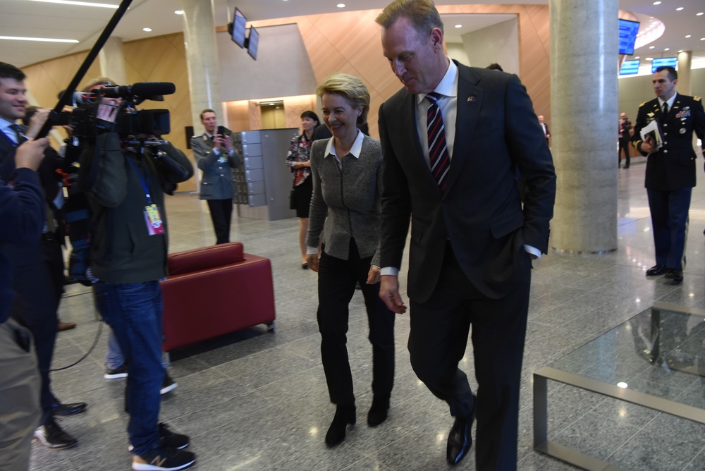 U.S. Acting Secretary of Defense Meets With German Minister of Defense