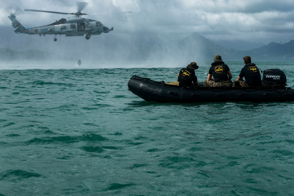 U.S. Marines, Navy squadrons train for water rescue