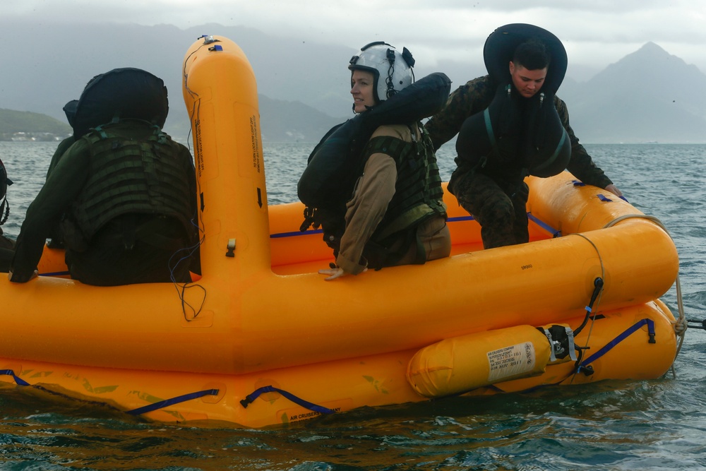 U.S. Marines, Navy squadrons train for water rescue