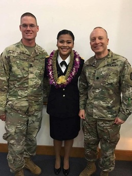 E-3 ADA (THAAD) and Task Force Talon partner with University of Guam Army ROTC