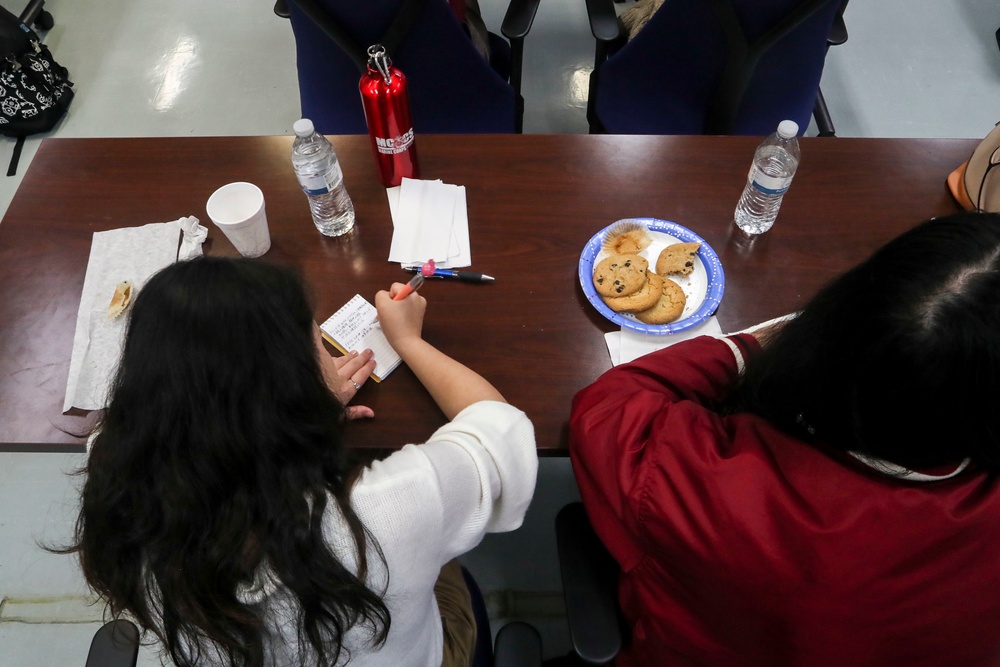 Okinawa International University Students attend seminar at MCCS Behavioral Health Center