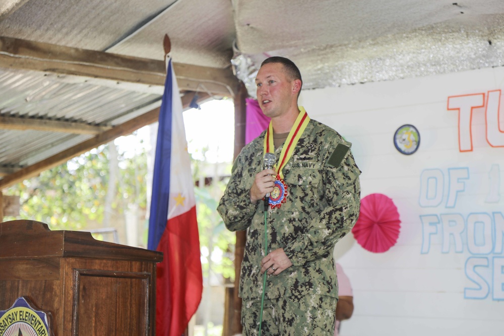 NMCB-3 Seabees Complete Palawan School House