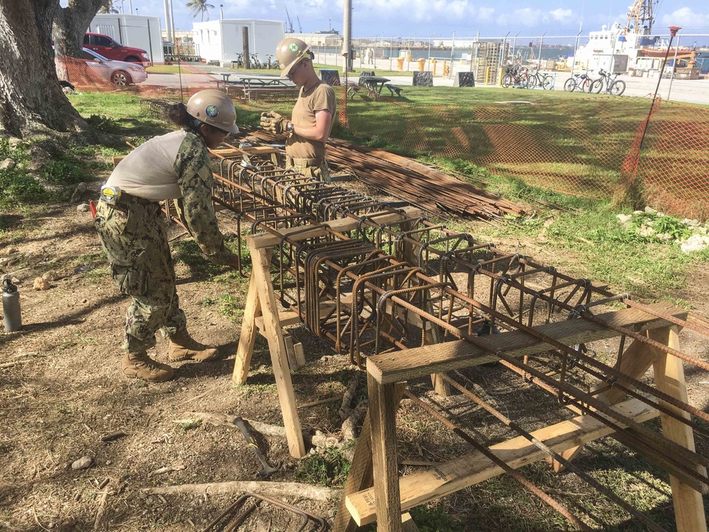 Seabees Support U.S. Coast Guard