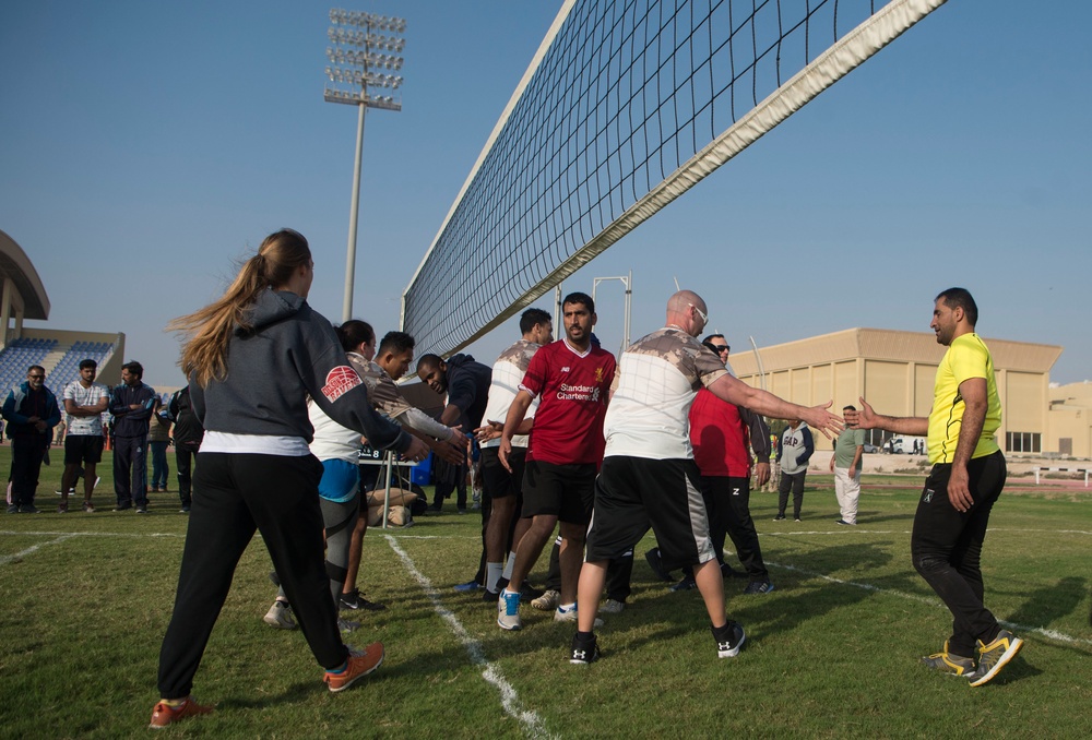 Coalition forces build camaraderie on ‘Sports Day’