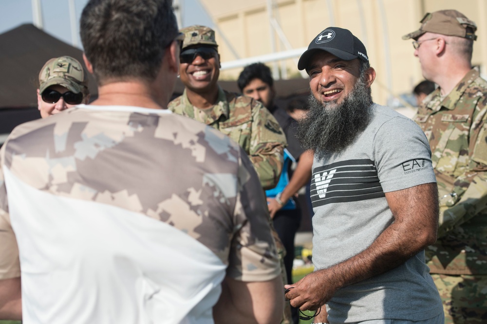 Coalition forces build camaraderie on ‘Sports Day’