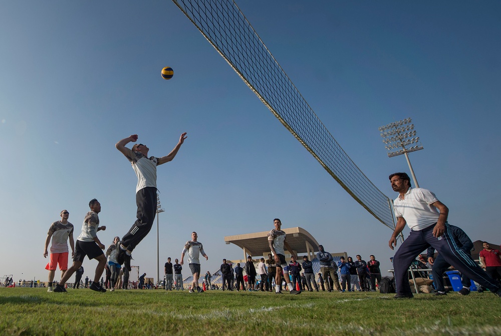 Coalition forces build camaraderie on ‘Sports Day’