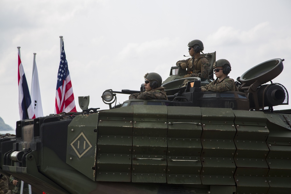 Cobra Gold 19: U.S., ROK, and Royal Thai Marines rehearse an amphibious assault