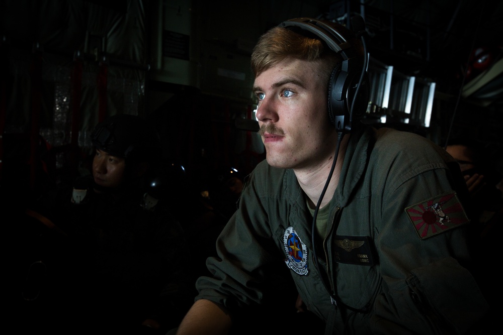 Cobra Gold 2019: U.S. Recon, Royal Thai Recon, ROK Recon VMGR-152 conduct joint air drop and para-operation training