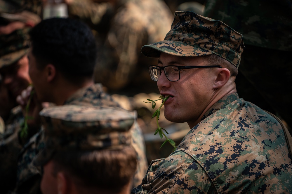 Cobra Gold 19: Royal Thai, US Marines learn essential jungle survival skills at Ban Chan Krem