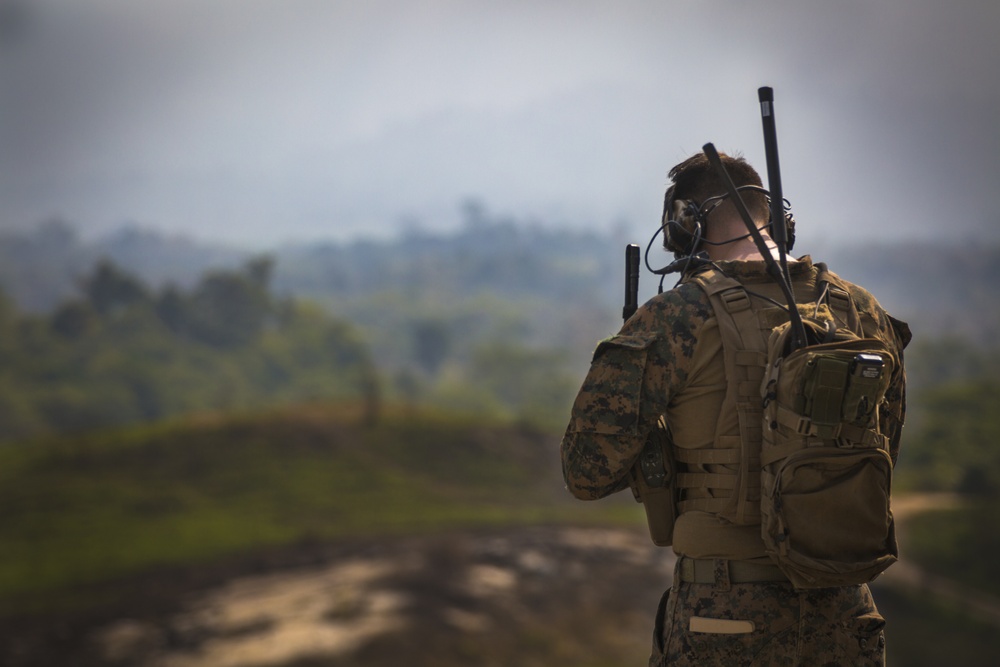 Cobra Gold 2019: HMLA-267, MWSS-172 conduct joint live fire training with 4th Tank Battalion, Marine Artillery