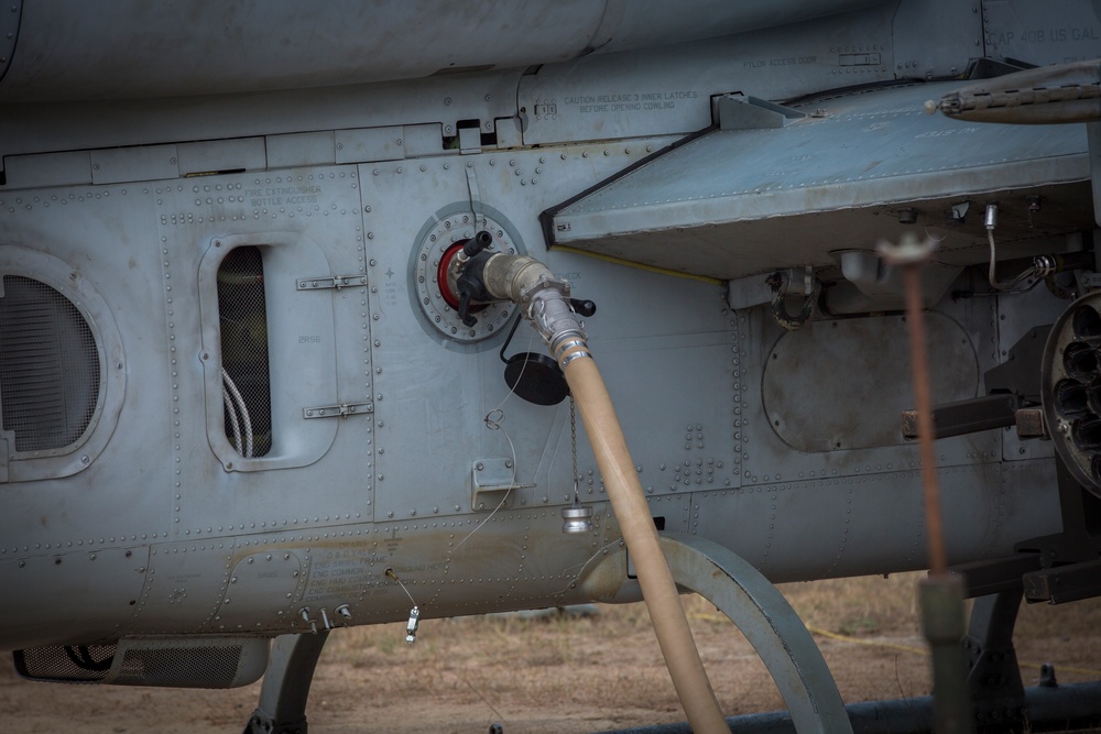 Cobra Gold 2019: HMLA-267, MWSS-172 conduct joint live fire training with 4th Tank Battalion, Marine Artillery