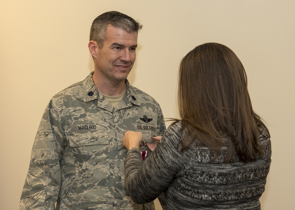 Lt. Col. Ross MacLeod retires from the MA Air National Guard