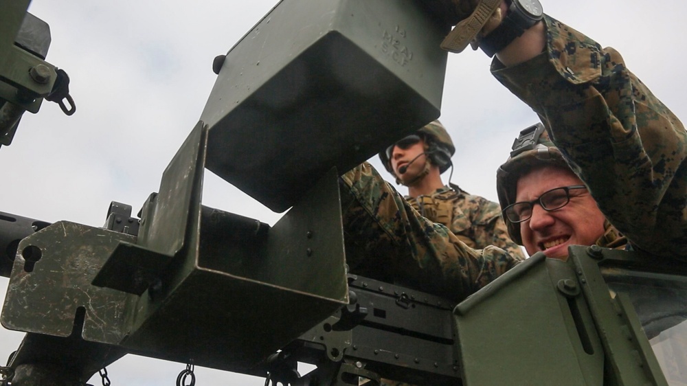 Brilliance in the Basics - 2/6 CAAT platoon conducts mounted live-fire range