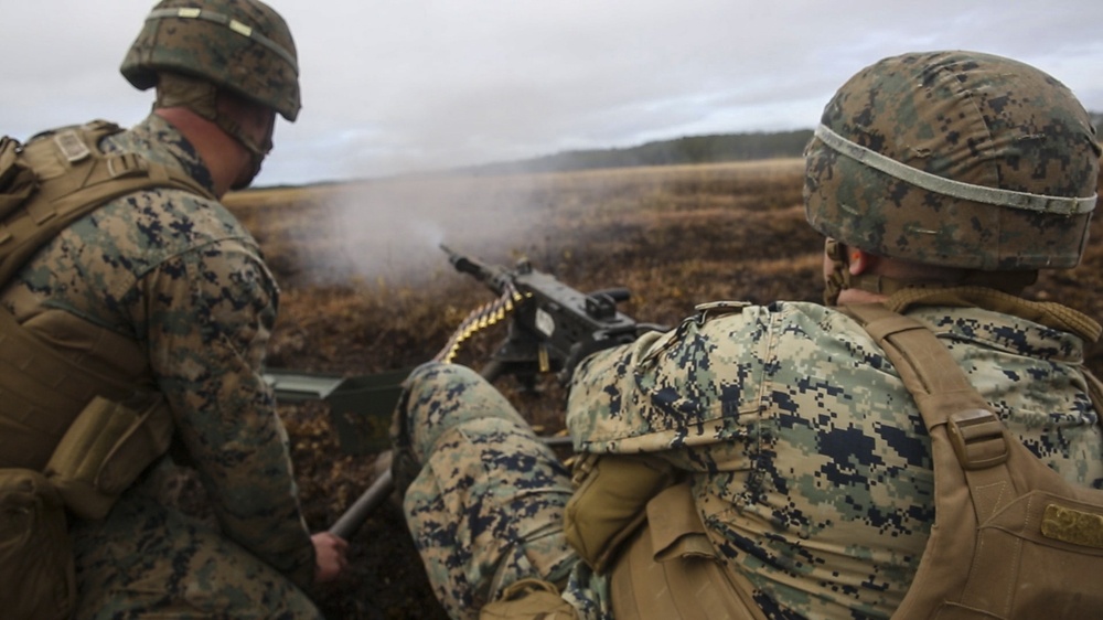 Brilliance in the Basics - 2/6 CAAT platoon conducts mounted live-fire range