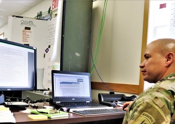Civil affairs, PSYOP, info ops troops train in Command Post Exercise-Functional 19-10 at Fort McCoy