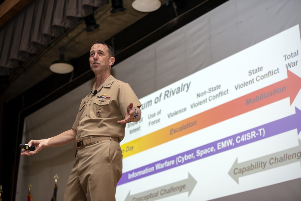CNO Presents Maritime Superiority 2.0 at NPS
