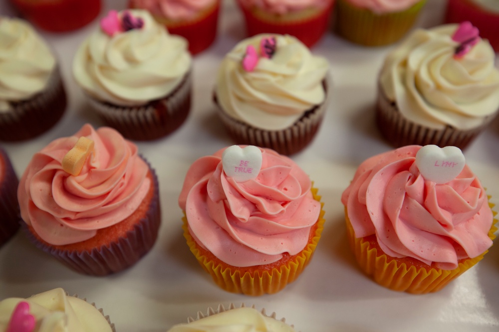 Camp Johnson USO Cupcake Drop