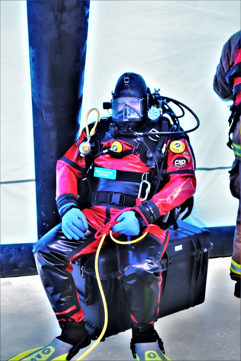 Rescue training: Fort McCoy firefighters learn, practice diving under ice