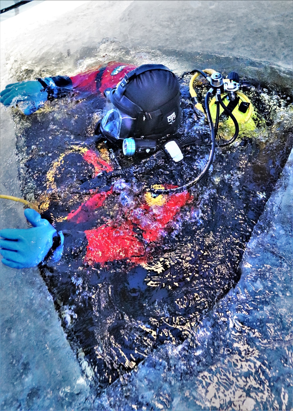 Rescue training: Fort McCoy firefighters learn, practice diving under ice