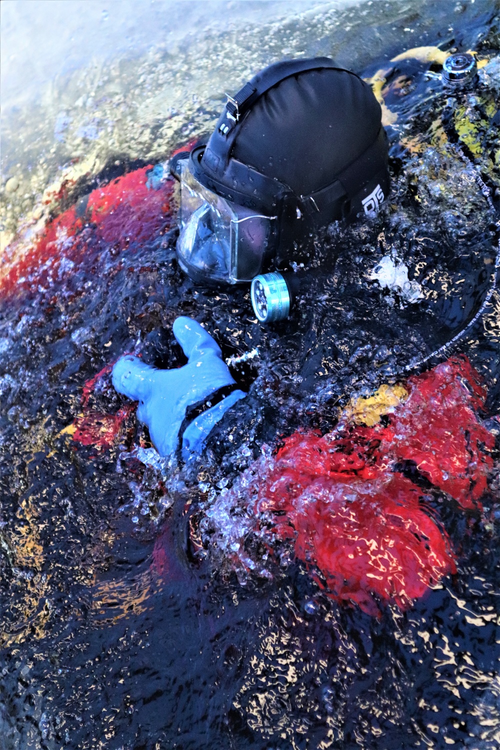 Rescue training: Fort McCoy firefighters learn, practice diving under ice