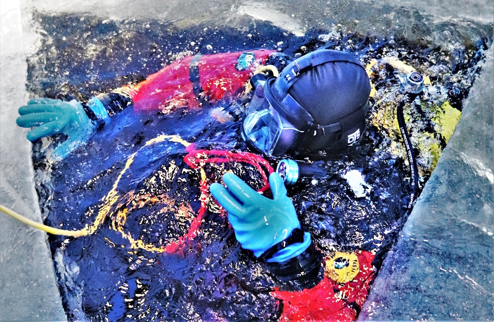 Rescue training: Fort McCoy firefighters learn, practice diving under ice
