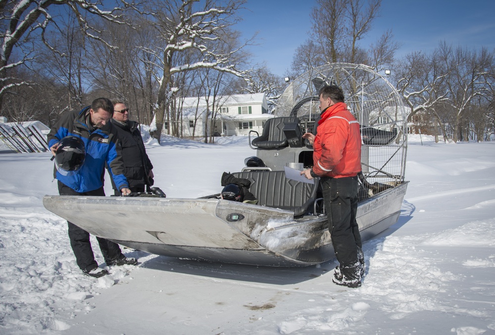 2019 initial ice survey of lake pepin