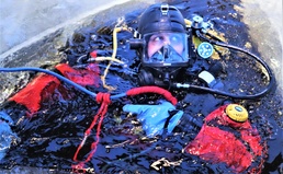 Rescue training: Fort McCoy firefighters learn, practice diving under ice