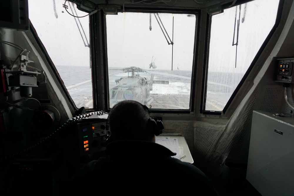 HSM-37 Air Det Performs Deck Landing Qualifications on USS WILLIAM P LAWRENCE