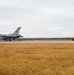 177th Fighter Wing pilots, firefighters, power production and civilian personnel perform active fighter aircraft cable arresting system test