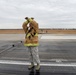 177th Fighter Wing pilots, firefighters, power production and civilian personnel perform active fighter aircraft cable arresting system test