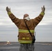 177th Fighter Wing pilots, firefighters, power production and civilian personnel perform active fighter aircraft cable arresting system test