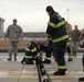 177th Fighter Wing pilots, firefighters, power production and civilian personnel perform active fighter aircraft cable arresting system test