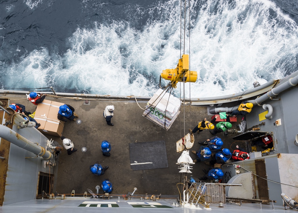 Replenishment-at-sea with USNS Diehl