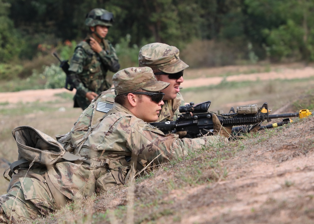 COBRA GOLD 19: U.S. and Thai soldiers share battle drills