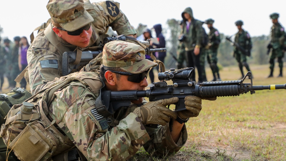 COBRA GOLD 19: U.S. and Thai soldiers share battle drills