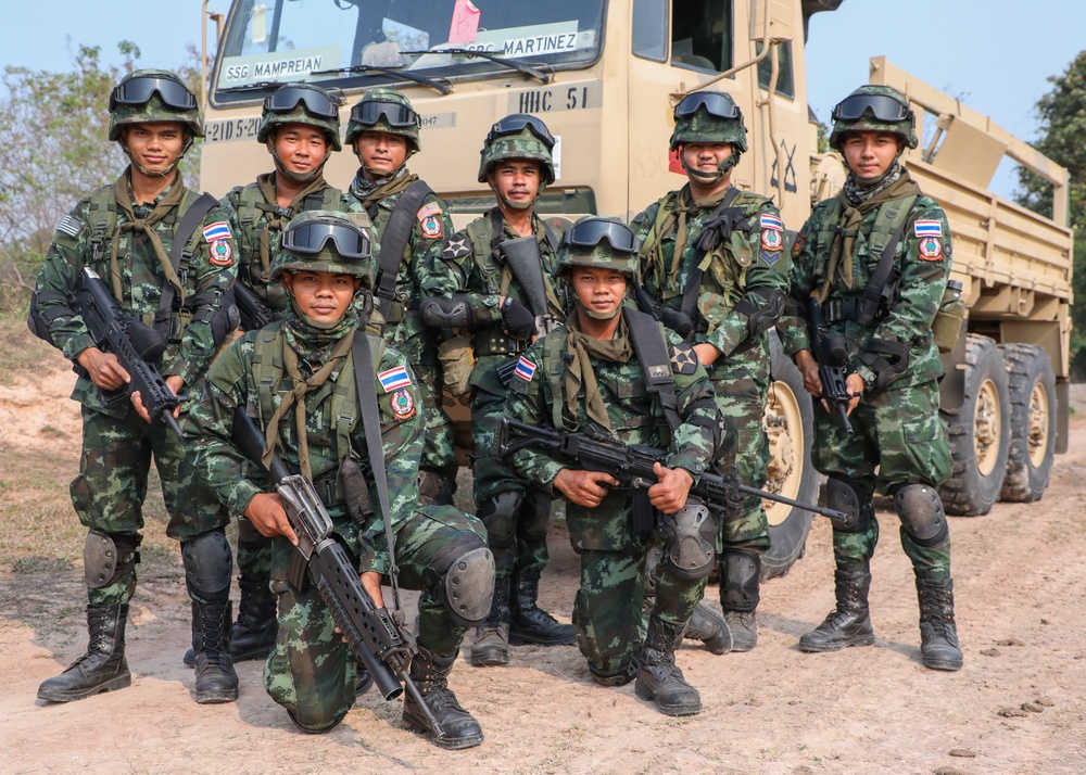 COBRA GOLD 19: U.S. and Thai soldiers share battle drills