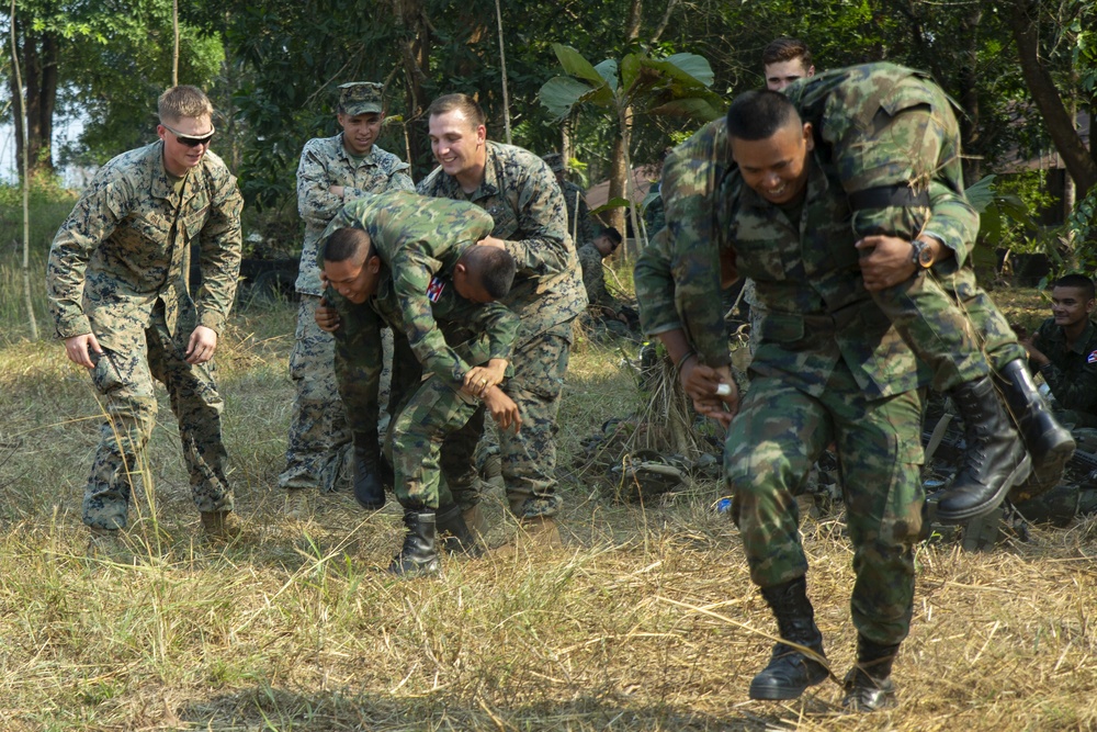 Cobra Gold 19: 31st MEU Marines partner with the Royal Thai Marine Corps during Combat Casualty Aid Training