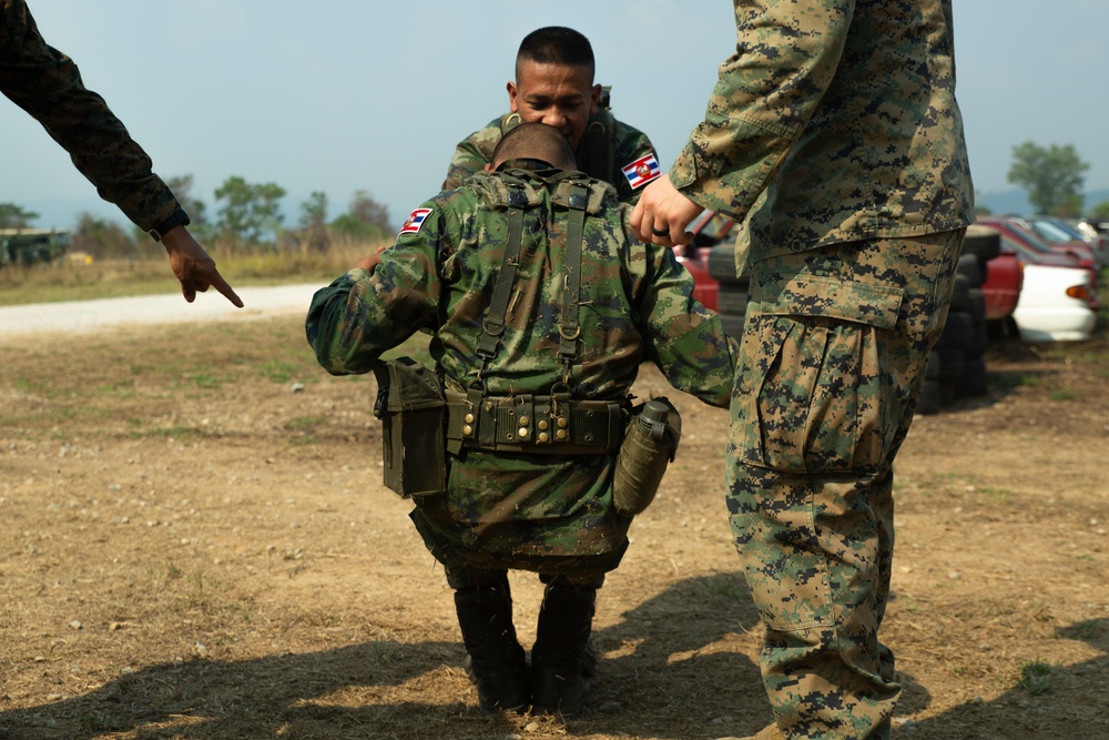 Cobra Gold 19: 31st MEU Marines partner with the Royal Thai Marine Corps during Combat Casualty Aid Training