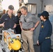 Assistant Secretary of the Navy for Manpower and Reserve Affairs Gregory Slovanic visits USS Gladiator (MCM 11).