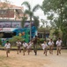 U.S. Sailors volunteer at the at the Ban Banglamung School in in Laem Chabang, Thailand