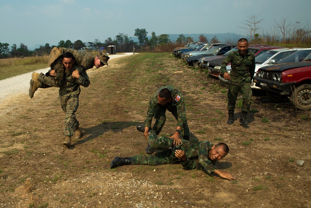 Cobra Gold 19: 31st MEU Marines partner with the Royal Thai Marine Corps during Combat Casualty Aid Training