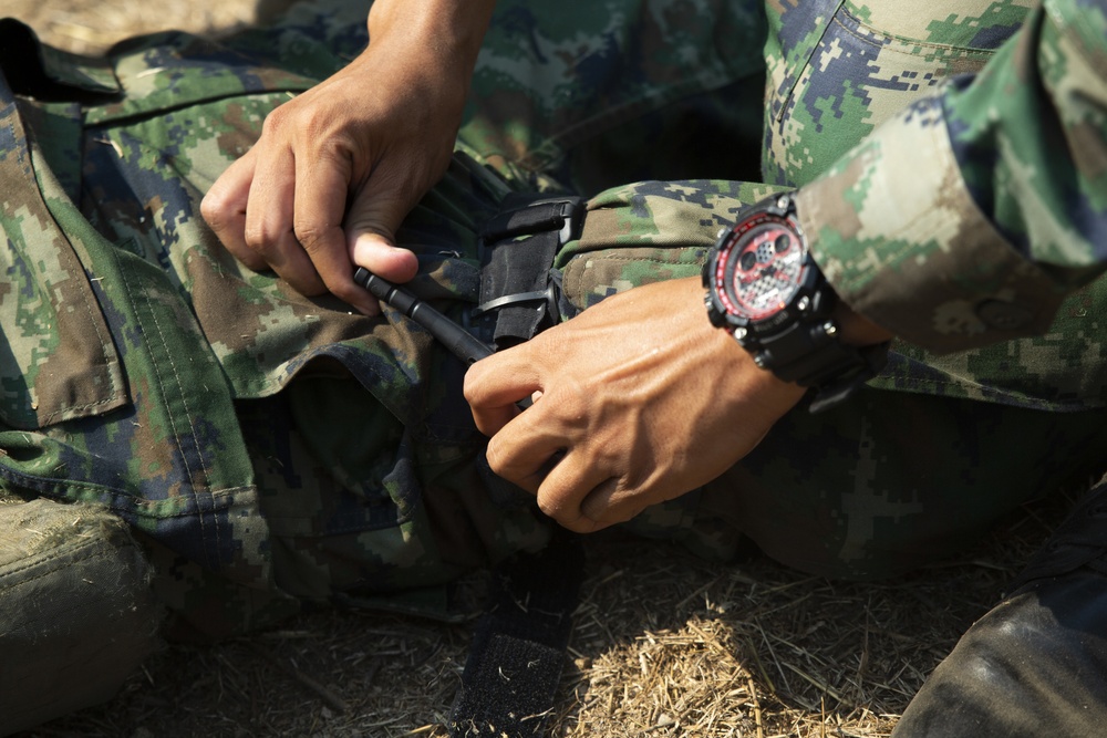 Cobra Gold 19: 31st MEU Marines partner with the Royal Thai Marine Corps during Combat Casualty Aid Training