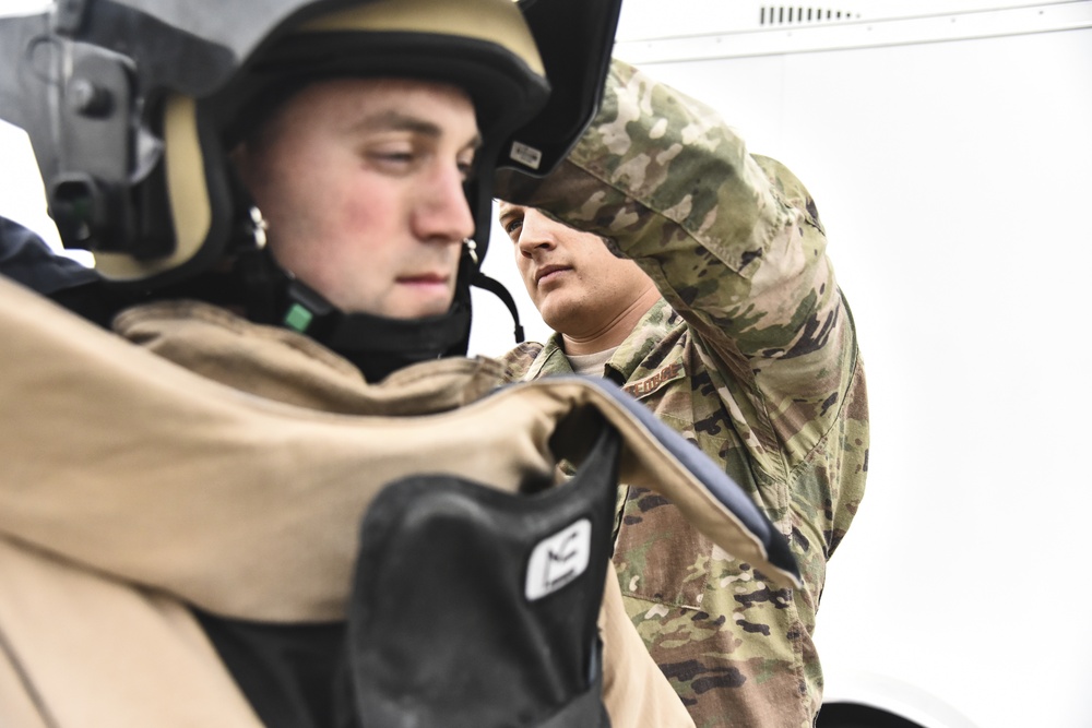 EOD sticking together to protect others