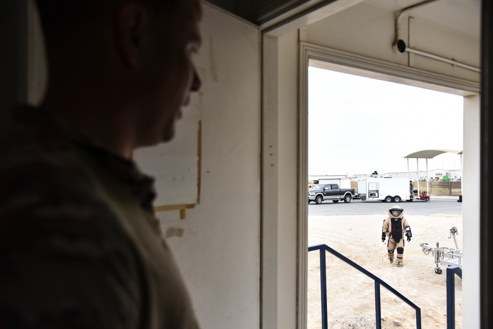 EOD sticking together to protect others