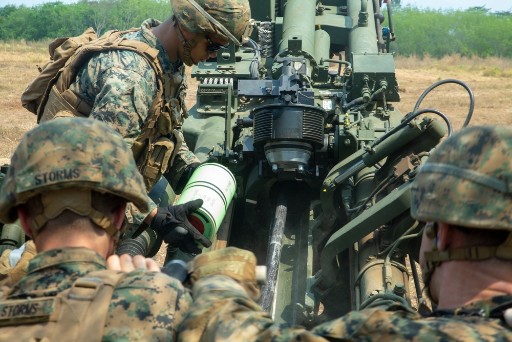 Cobra Gold 19: 31st MEU’s Echo Battery demonstrates artillery during Cobra Gold