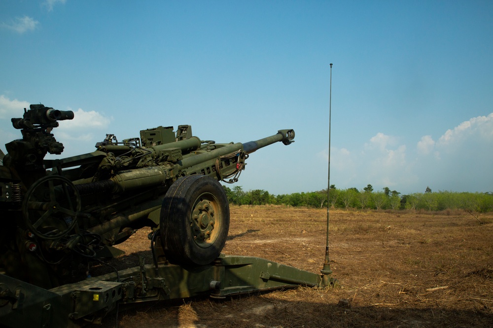 Cobra Gold 19: 31st MEU’s Echo Battery demonstrates artillery during Cobra Gold